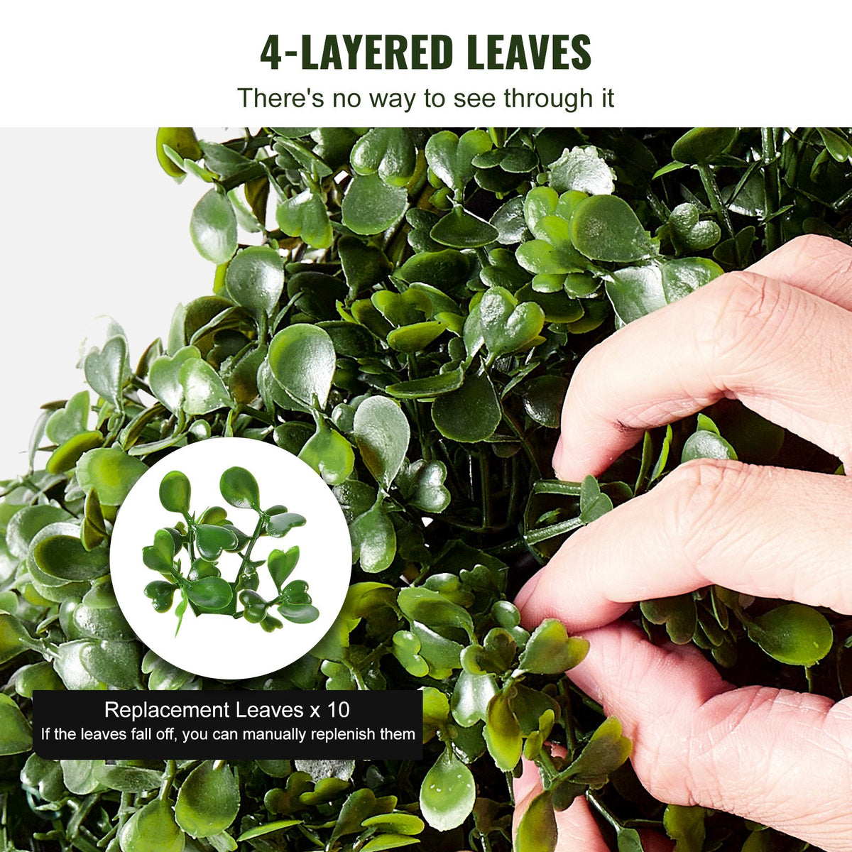 2 Pack 152.4cm Artificial Boxwood Topiary Tree Faux Plant UV Decor In/Outdoor V952-HYMRGXJS60YCC0X1LV0