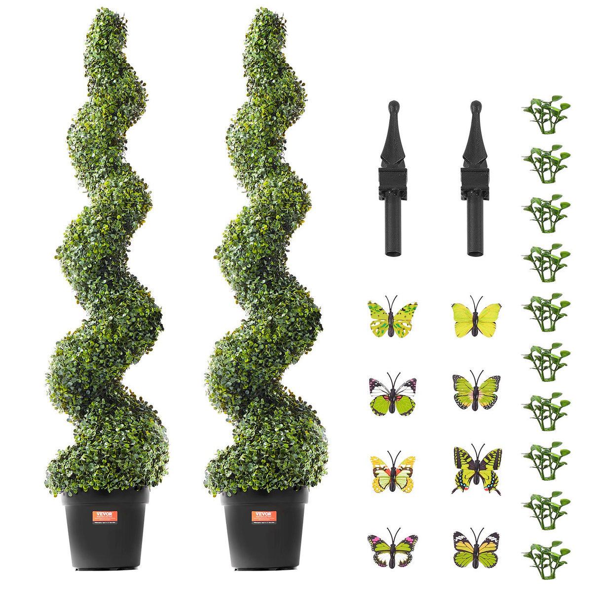 2 Pack 152.4cm Artificial Boxwood Topiary Tree Faux Plant UV Decor In/Outdoor V952-HYMRGXJS60YCC0X1LV0