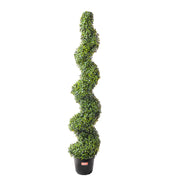 2 Pack 152.4cm Artificial Boxwood Topiary Tree Faux Plant UV Decor In/Outdoor V952-HYMRGXJS60YCC0X1LV0