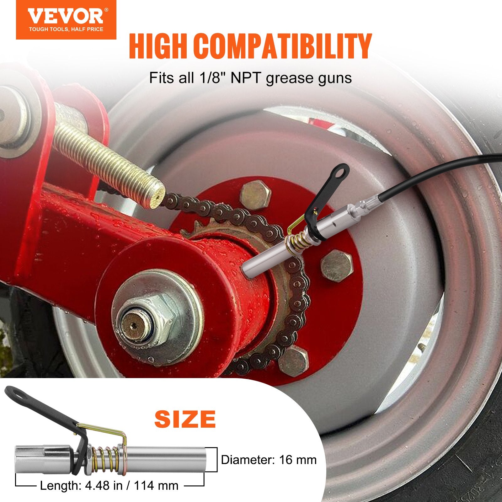 Grease Gun Coupler High Pressure Quick Release Lock Oil Nozzle 10000 PSI V952-HYQOHQ2GDBSZOCFSYV0