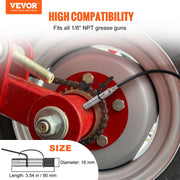 Grease Gun Coupler 2 Pack High Pressure Quick Release Oil Nozzle 10000 PSI V952-HYQOHQWDBS00HAG7JV0