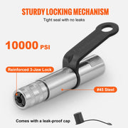 Grease Gun Coupler 2 Pack High Pressure Quick Release Oil Nozzle 10000 PSI V952-HYQOHQWDBS00HAG7JV0