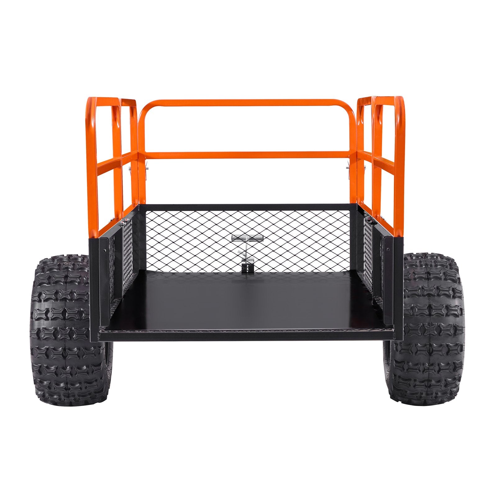 Garden Utility Trailer, 28 Cu. Ft. & 800 kg, ATV UTV Trailer, Tow Behind Steel Dump Trailers, Removable Rear V952-HYTCHCWGK28C4MJ2B001V0