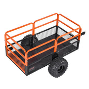 Garden Utility Trailer, 28 Cu. Ft. & 800 kg, ATV UTV Trailer, Tow Behind Steel Dump Trailers, Removable Rear V952-HYTCHCWGK28C4MJ2B001V0