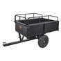 Heavy Duty ATV Trailer Steel Dump Cart, 750-Pound 15 Cubic Feet, Garden Utility Trailer with Removable Sides V952-HYTCTPK12CUFTVB4CV0