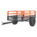 Heavy Duty Steel ATV Dump Trailer, 1500-Pound Load Capacity 15 Cubic Feet, Tow Behind Dump Cart Garden V952-HYTCWGK15CUFTPB5GV0