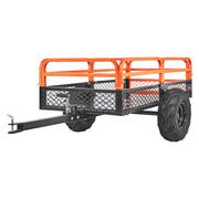 Heavy Duty Steel ATV Dump Trailer, 1500-Pound Load Capacity 15 Cubic Feet, Tow Behind Dump Cart Garden V952-HYTCWGK15CUFTPB5GV0