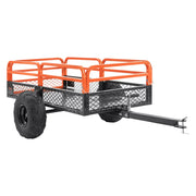 Heavy Duty Steel ATV Dump Trailer, 1500-Pound Load Capacity 15 Cubic Feet, Tow Behind Dump Cart Garden V952-HYTCWGK15CUFTPB5GV0
