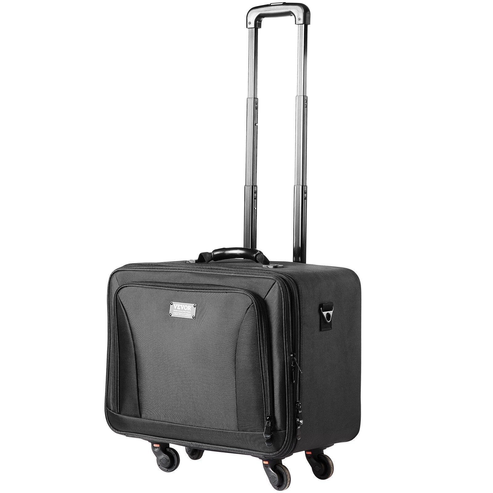 Rolling Makeup Train Case Large Storage 3 Tiers, Convenient Carry With Handle, Wheels, Strap, Professional V952-HZBXLGS3C000ZDTHJV0