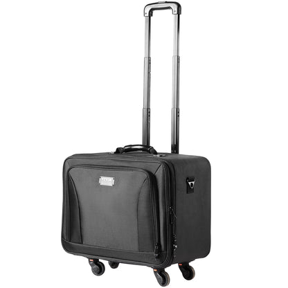 Rolling Makeup Train Case Large Storage 3 Tiers, Convenient Carry With Handle, Wheels, Strap, Professional V952-HZBXLGS3C000ZDTHJV0