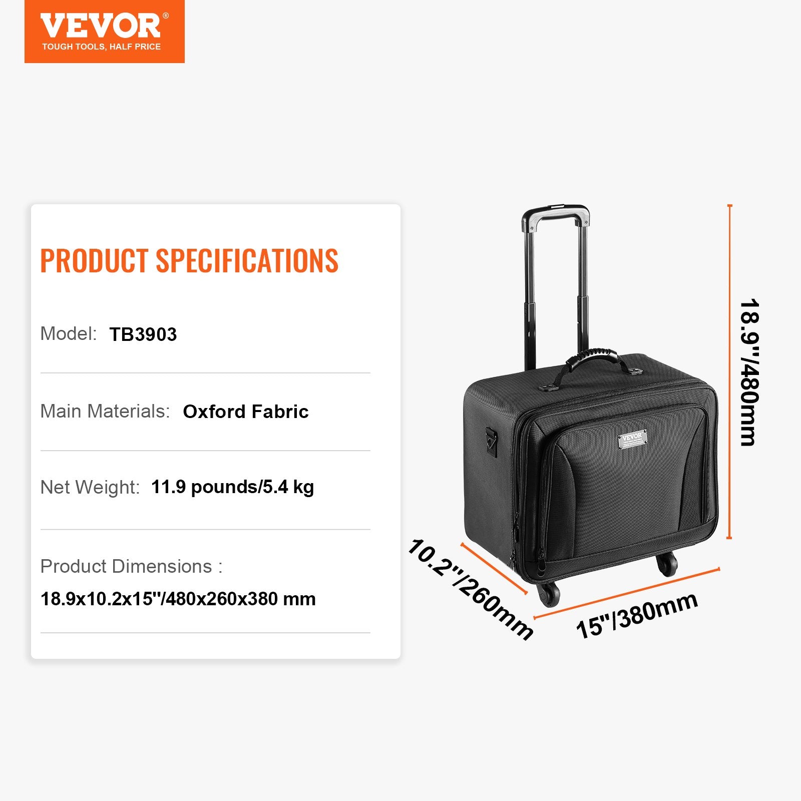 Rolling Makeup Train Case Large Storage 3 Tiers, Convenient Carry With Handle, Wheels, Strap, Professional V952-HZBXLGS3C000ZDTHJV0