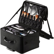Rolling Makeup Train Case Large Storage 3 Tiers, Convenient Carry With Handle, Wheels, Strap, Professional V952-HZBXLGS3C000ZDTHJV0