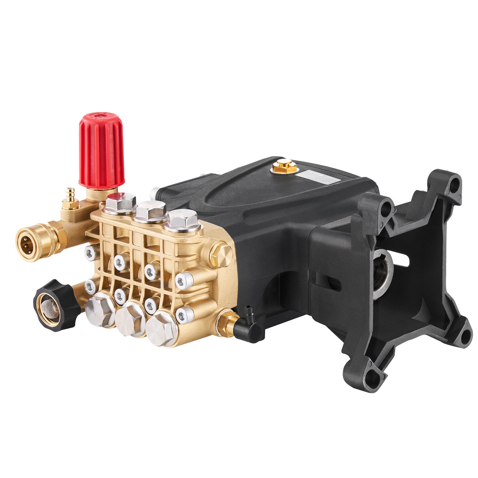 Pressure Washer Pump, 1" Shaft Horizontal Triplex Plunger, 4000 PSI, 4.0GPM, Replacement Power Washer Pumps V952-HZQZB4GPM1INPDKZMV0