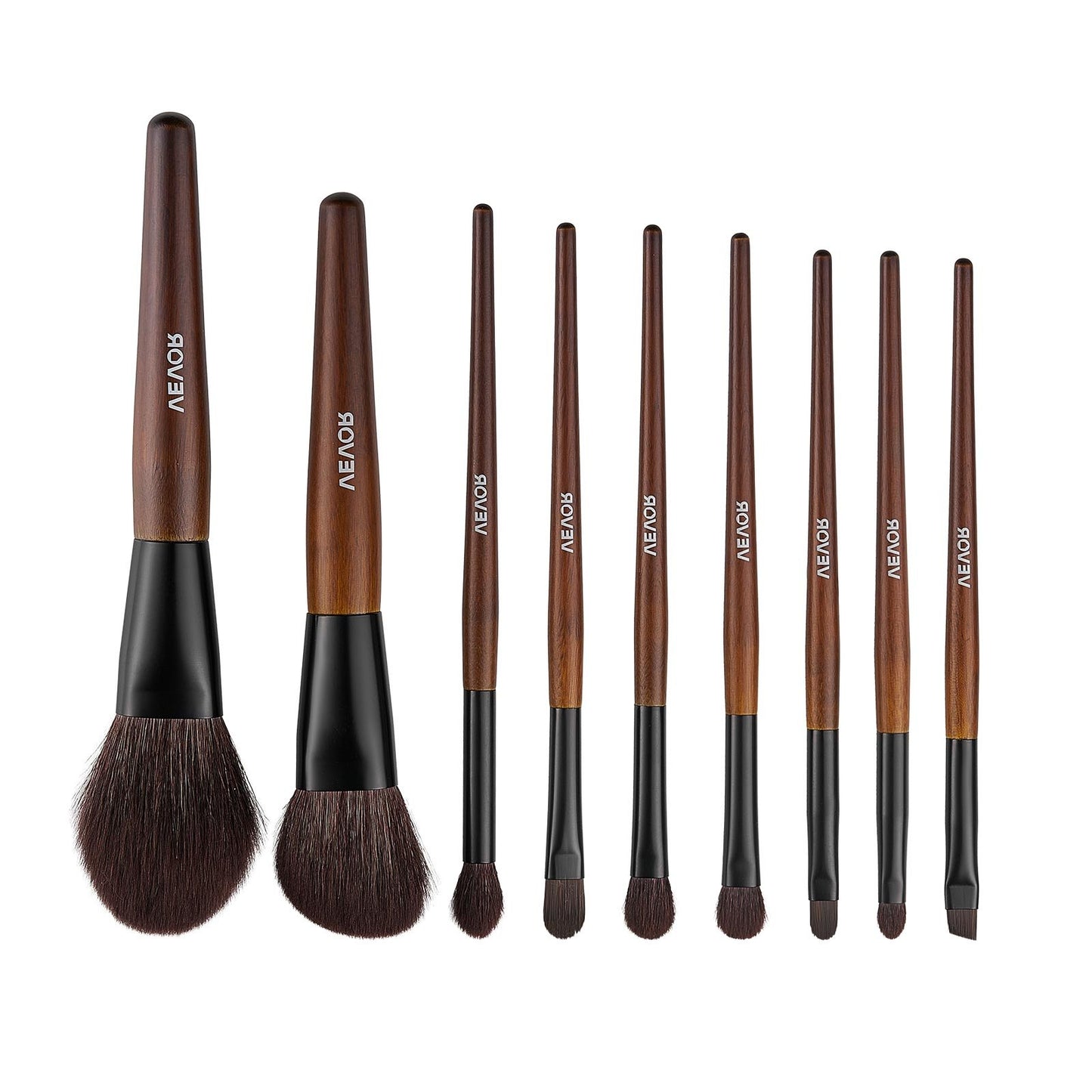 9-Piece Makeup Brush Set for Foundation Blending Eyeshadow, Professional Makeup Brush Kit with Soft Natural V952-HZSTZHZSTZDW3HCRL001V0