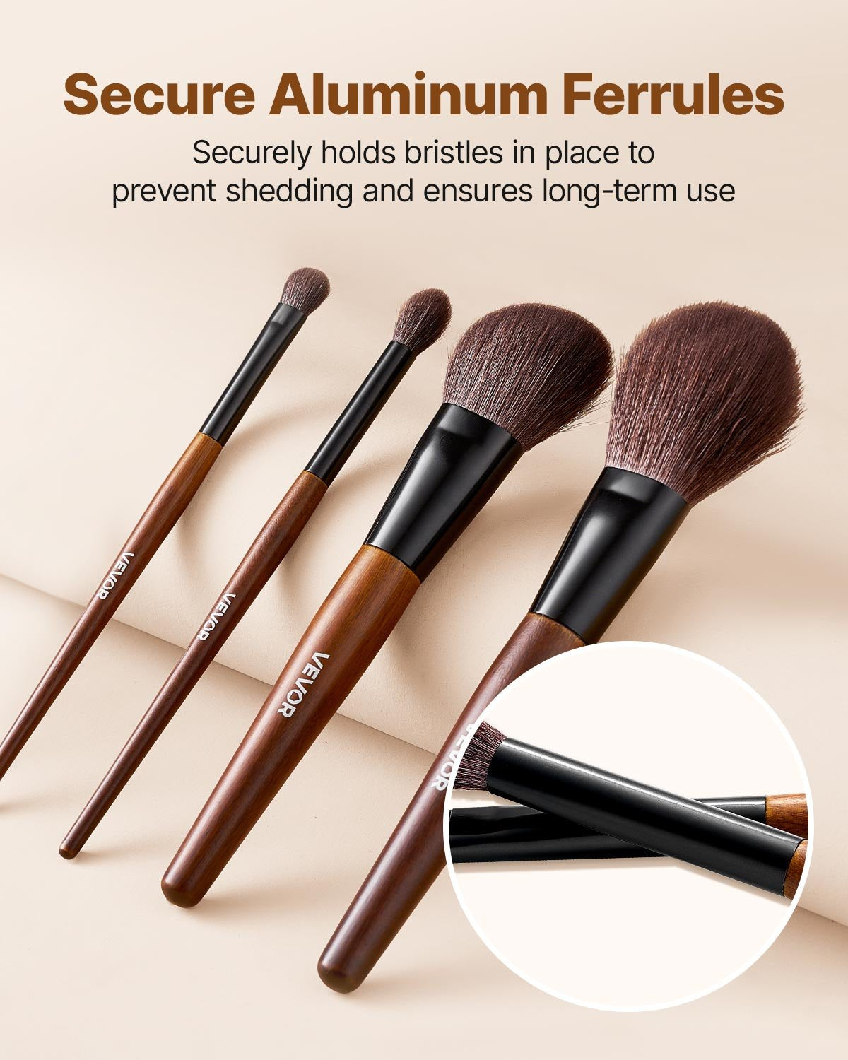 9-Piece Makeup Brush Set for Foundation Blending Eyeshadow, Professional Makeup Brush Kit with Soft Natural V952-HZSTZHZSTZDW3HCRL001V0