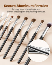 34-Piece Makeup Brush Set, Professional Brushes Kit for Foundation Blending Eyeshadow Concealer Blush - with V952-HZSTZHZSTZDWX383D001V0