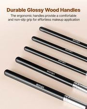 34-Piece Makeup Brush Set, Professional Brushes Kit for Foundation Blending Eyeshadow Concealer Blush - with V952-HZSTZHZSTZDWX383D001V0