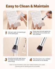 34-Piece Makeup Brush Set, Professional Brushes Kit for Foundation Blending Eyeshadow Concealer Blush - with V952-HZSTZHZSTZDWX383D001V0