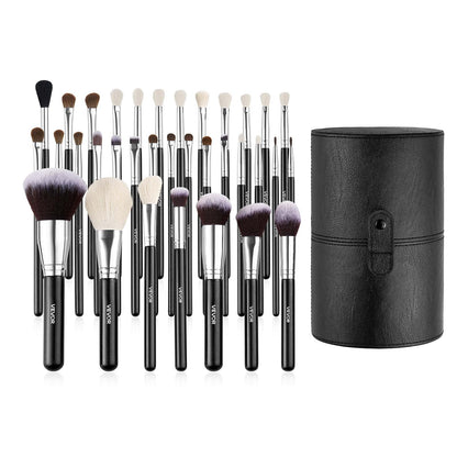 34-Piece Makeup Brush Set, Professional Brushes Kit for Foundation Blending Eyeshadow Concealer Blush - with V952-HZSTZHZSTZDWX383D001V0