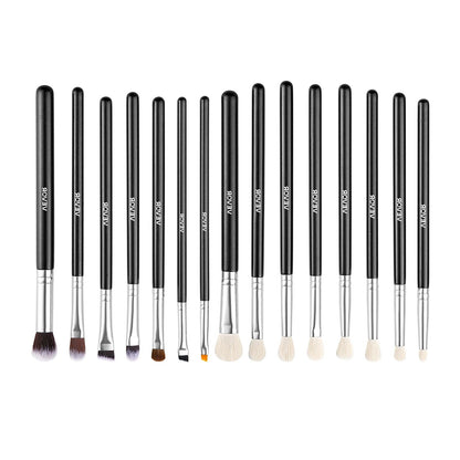 15-Piece Makeup Brush Set for Foundation Blending Eyeshadow, Professional Vegan Brushes with Soft Synthetic V952-HZSTZXJSTZHCPXXSI001V0