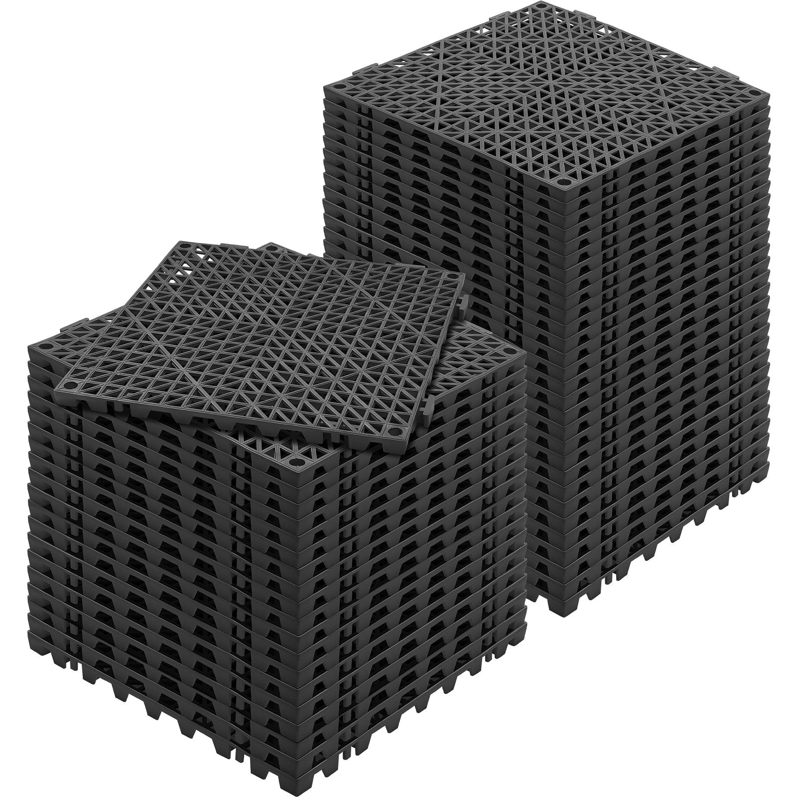 Modular Interlocking Cushion, 50 Pack 30 x 30 cm Splicing Drainage Mats, PVC Interlocking Drainage Floor V952-HZXSJDD1212Y2YO2XV0