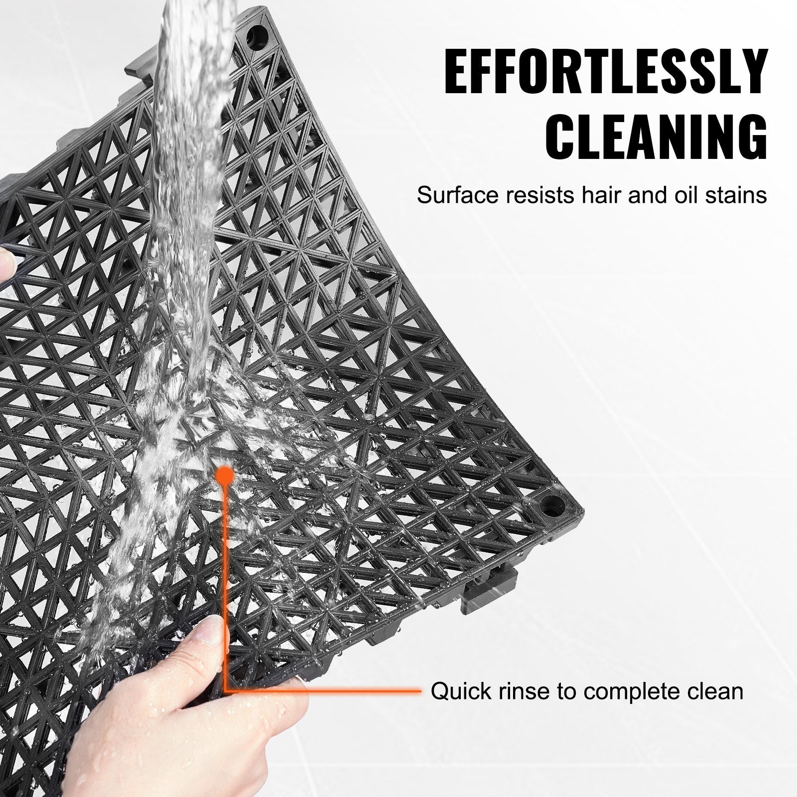 Modular Interlocking Cushion, 50 Pack 30 x 30 cm Splicing Drainage Mats, PVC Interlocking Drainage Floor V952-HZXSJDD1212Y2YO2XV0