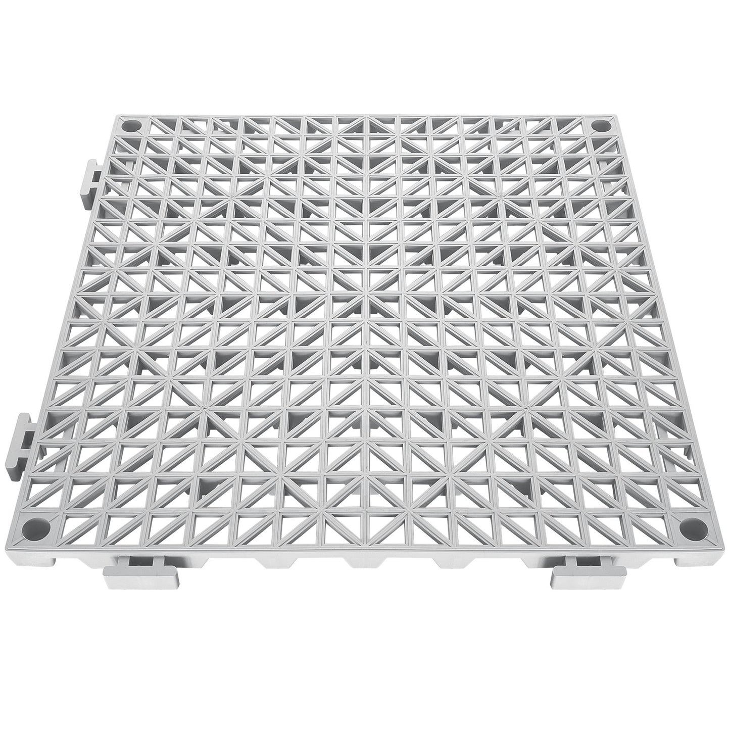 Modular Interlocking Cushion, 12 Pack 30 x 30 cm Splicing Drainage Mats, Soft PVC Interlocking Drainage Floor V952-HZXSJDD1212YBKA1IV0