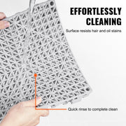 Modular Interlocking Cushion, 50 Pack 30 x 30 cm Splicing Drainage Mats, Soft PVC Interlocking Drainage Floor V952-HZXSJDD1212YF0ZXDV0