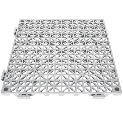 Modular Interlocking Cushion, 50 Pack 30 x 30 cm Splicing Drainage Mats, Soft PVC Interlocking Drainage Floor V952-HZXSJDD1212YF0ZXDV0