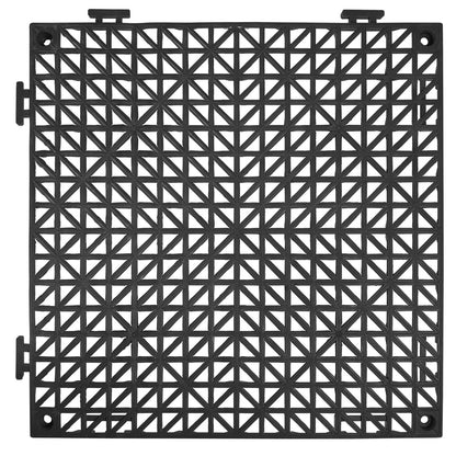 Modular Interlocking Cushion, 55 Pack 30 x 30 cm Splicing Drainage Mats, PVC Interlocking Drainage Floor V952-HZXSJDD1212YJT8W2V0