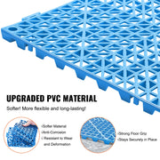 Modular Interlocking Cushion, 55 Pack 30 x 30 cm Splicing Drainage Mats, Soft PVC Interlocking Drainage Floor V952-HZXSJDD1212YP3ROIV0