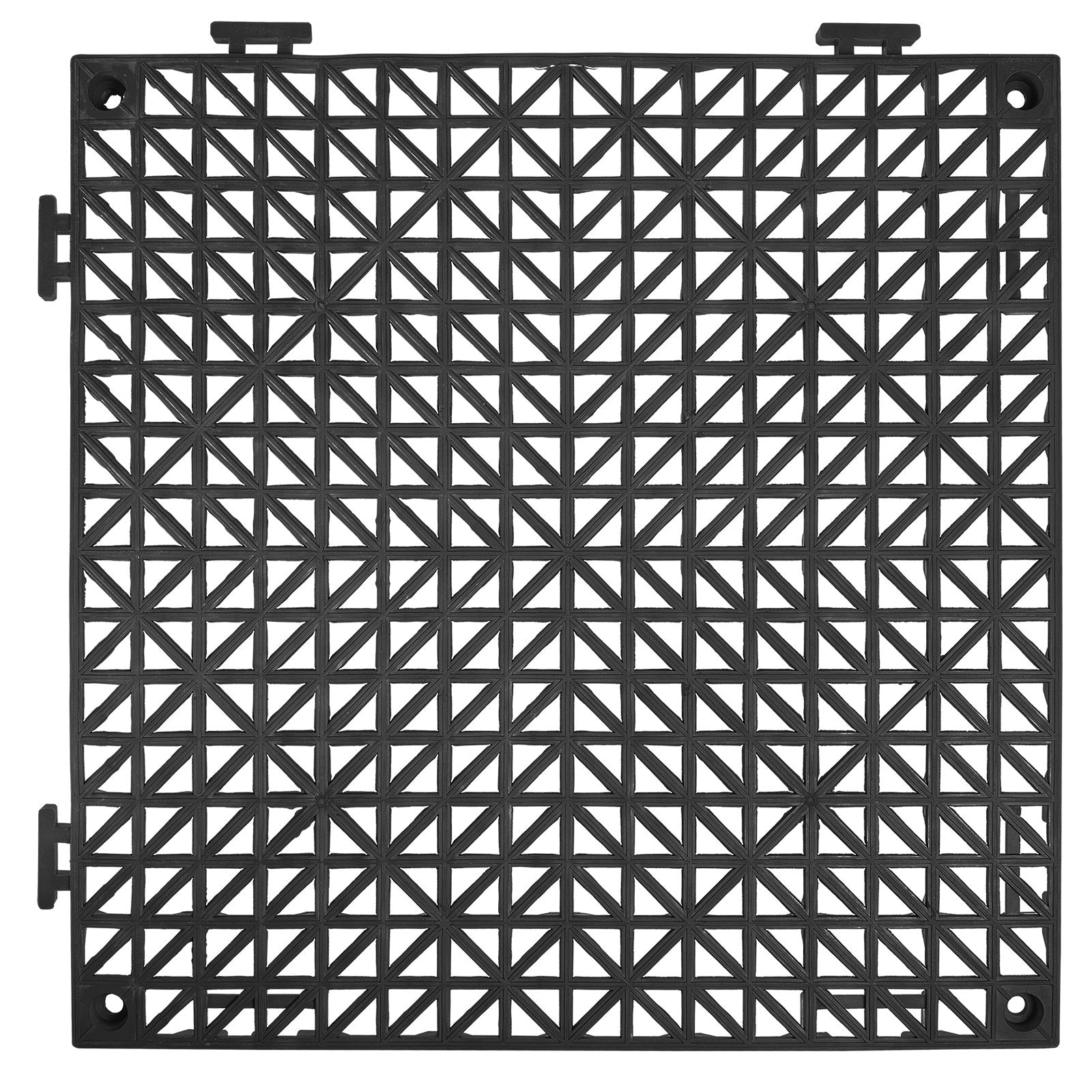 Modular Interlocking Cushion, 12 Pack 30 x 30 cm Splicing Drainage Mats, PVC Interlocking Drainage Floor V952-HZXSJDDHS12PQ3YS0V0