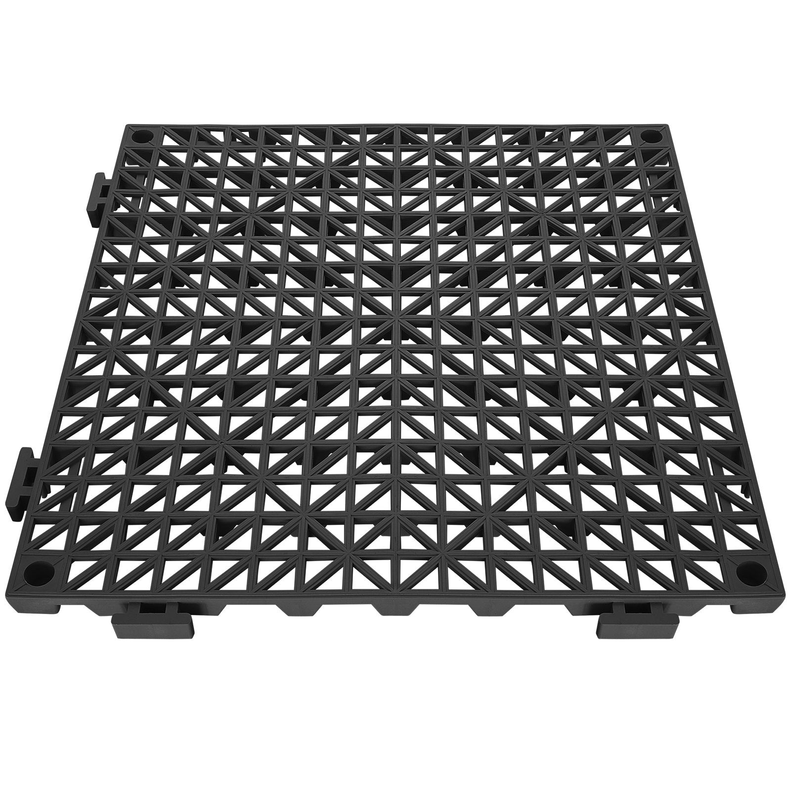 Modular Interlocking Cushion, 12 Pack 30 x 30 cm Splicing Drainage Mats, PVC Interlocking Drainage Floor V952-HZXSJDDHS12PQ3YS0V0