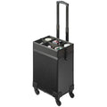 5 in 1 Professional Makeup Train Case Aluminum Cosmetic Case, Rolling Makeup Case Extra Large Trolley Makeup V952-HZXXLGS5H100K8BZXV0