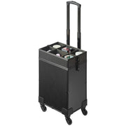 5 in 1 Professional Makeup Train Case Aluminum Cosmetic Case, Rolling Makeup Case Extra Large Trolley Makeup V952-HZXXLGS5H100K8BZXV0