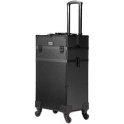 5 in 1 Professional Makeup Train Case Aluminum Cosmetic Case, Rolling Makeup Case Extra Large Trolley Makeup V952-HZXXLGS5H100K8BZXV0