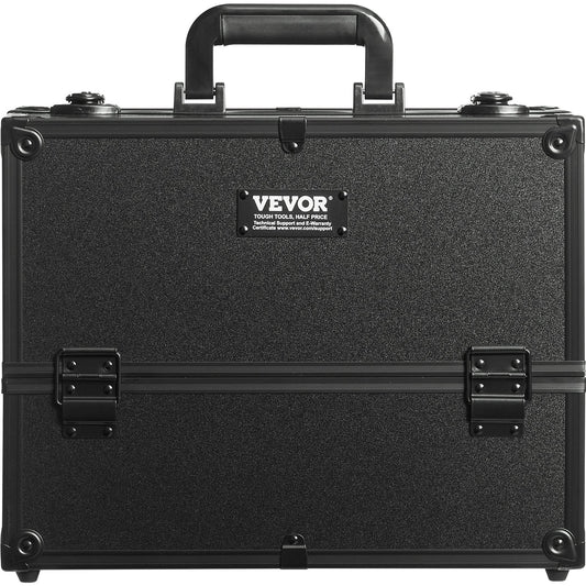 Makeup Train Case 370MM Large Portable Cosmetic Case, 6 Tier Trays Professional Makeup Storage Organizer Box V952-HZXXSTSZKS00Z8N9WV0