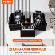 Makeup Train Case 370MM Large Portable Cosmetic Case, 6 Tier Trays Professional Makeup Storage Organizer Box V952-HZXXSTSZKS00Z8N9WV0