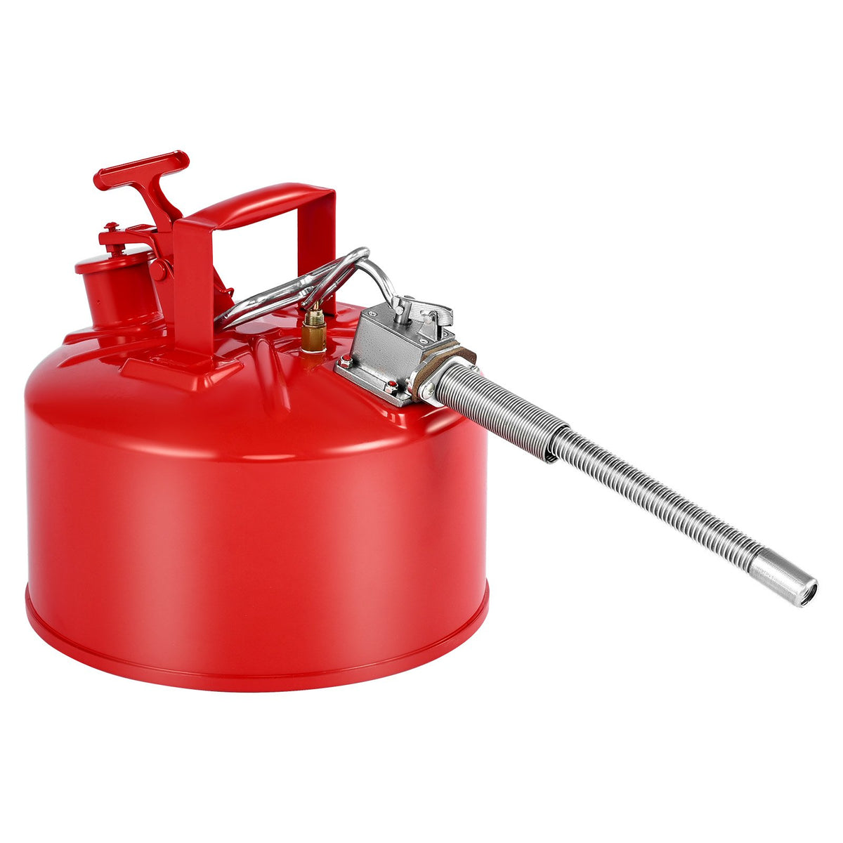 Safety Gas Can, 9.5 L Type II Red Safety Can for Gasoline with Stainless Steel Flame Arrester, Self-Closing V952-IIXAQGHSJS25Y4I7A001V0
