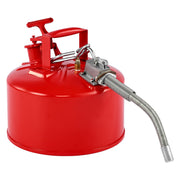 Safety Gas Can, 9.5 L Type II Red Safety Can for Gasoline with Stainless Steel Flame Arrester, Self-Closing V952-IIXAQGHSJS25Y4I7A001V0