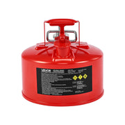 Safety Gas Can, 9.5 L Type II Red Safety Can for Gasoline with Stainless Steel Flame Arrester, Self-Closing V952-IIXAQGHSJS25Y4I7A001V0