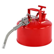 Safety Gas Can, 9.5 L Type II Red Safety Can for Gasoline with Stainless Steel Flame Arrester, Self-Closing V952-IIXAQGHSJS25Y4I7A001V0