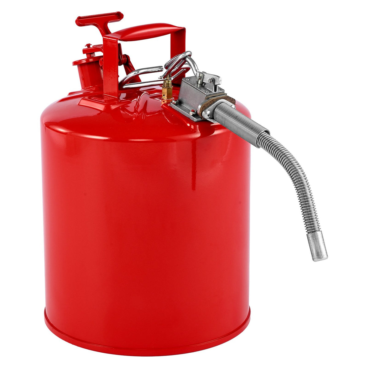 Safety Gas Can, 19 L Type II Red Safety Can for Gasoline with Stainless Steel Flame Arrester, Self-Closing V952-IIXAQGHSJS5J6X3JB001V0