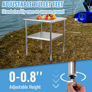 Stainless Steel Work Prep Table Commercial Food Prep Table 30x30x36in V952-J30X30X36INCHMQ0DV0