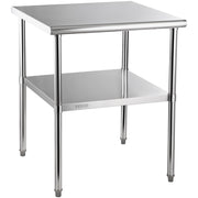 Stainless Steel Work Prep Table Commercial Food Prep Table 30x30x36in V952-J30X30X36INCHMQ0DV0
