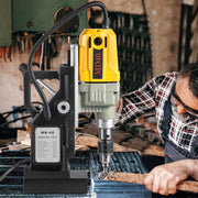 Magnetic Drill, 1100W 1.57" Boring Diameter, 2697lbf/12000N Portable Electric Mag Drill Press with 12 V952-JBLJ11PCS220V027EV3