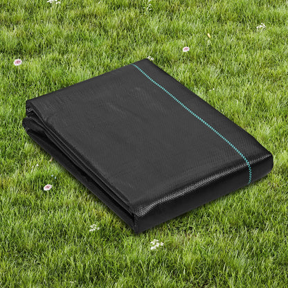 Weed Barrier Landscape Fabric, 4*50FT Heavy Duty Garden Weed Fabric, Woven PP Weed Control Fabric, Driveway V952-JBXBZ450FT3207LCGV0