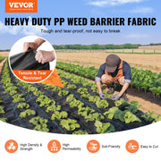 5FTx250FT Premium Heavy Duty Weed Barrier Landscape Fabric, 5OZ Woven Geotextile Fabric Under Gravel, High V952-JBXBZ5250FT5B5EK7V0