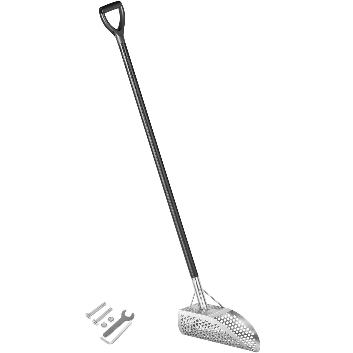 Metal Detector Sand Scoop Detecting Hunting Scoop w/ Carbon Fiber Handle V952-JBXGS11.5*8-1NZLBV0
