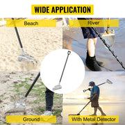Metal Detector Sand Scoop Detecting Hunting Scoop w/ Carbon Fiber Handle V952-JBXGS11.5*8-1NZLBV0